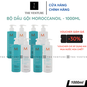 Bộ dầu gội và dầu xả phục hồi độ ẩm Moroccanoil Moisture Repair 1000ml