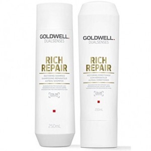 Bộ dầu gội và xả Goldwell Rich Repair chữa tri tóc hư tổn - 250ml
