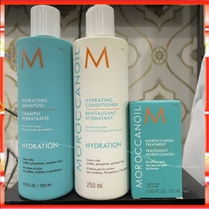 Bộ dầu gội xả dưởng ẩm Moroccanoil Hydration - 250 ml x 2