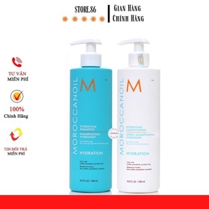 Bộ dầu gội xả dưởng ẩm Moroccanoil Hydration - 500ml