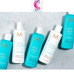 Bộ dầu gội xả dưởng ẩm Moroccanoil Hydration - 250 ml x 2