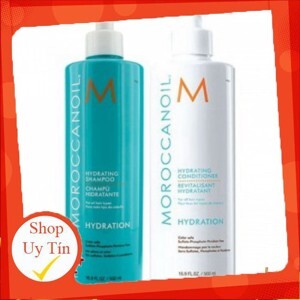 Bộ dầu gội xả dưởng ẩm Moroccanoil Hydration - 500ml