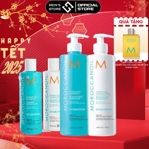 Bộ dầu gội xả dưởng ẩm Moroccanoil Hydration - 500ml
