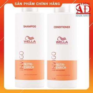 Bộ dầu gội xả hấp Wella Enrich dành cho tóc khô xơ hư tổn