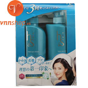 Bộ dầu gội xả HS-Head Spa Refresh Nhật Bản