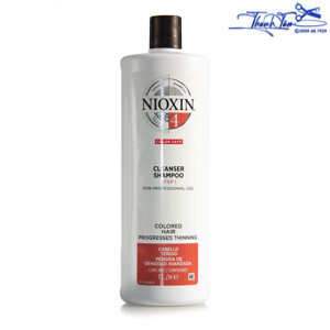 Bộ dầu gội xả Nioxin đặc trị số 4 - 1000ml, chống rụng cho tóc mãnh đã qua hóa chất đã thưa tóc