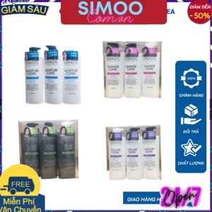 Bộ dầu gội xả phục hồi tóc hư tổn-Damage Clinic Kerasys - 600 ml , 2 gội , 1 xả