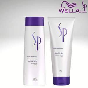 Bộ dầu gội xả siêu mượt SP Wella Smoothen - 1000ml, cho tóc thẳng