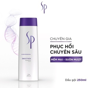 Bộ dầu gội xả siêu mượt SP Wella Smoothen - 1000ml, cho tóc thẳng