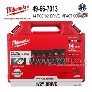 Bộ đầu khẩu 14pcs 49-66-7013 Milwaukee