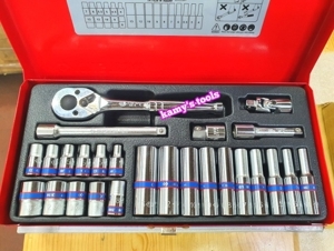 Bộ đầu khẩu KingTony 2526MR01, 1/4'' 26 chi tiết