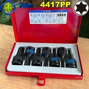 Bộ đầu khẩu lục giác sao 7 chi tiết T25-T60 Kingtony 4467PP