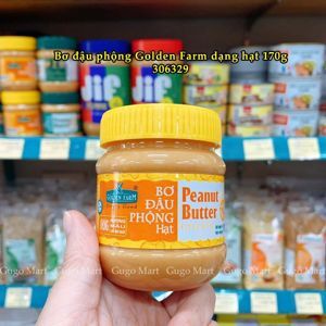 Bơ đậu phộng hạt Golden Farm - 170g