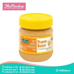 Bơ đậu phộng hạt Golden Farm - 170g