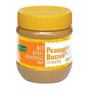 Bơ đậu phộng hạt Golden Farm - 340g