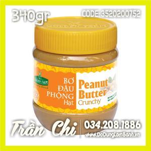 Bơ đậu phộng hạt Golden Farm - 340g