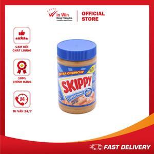 Bơ đậu phộng hạt Skippy 462g