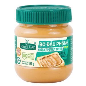 Bơ đậu phộng mịn Golden Farm - 170g
