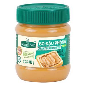 Bơ đậu phộng mịn Golden Farm - 340g