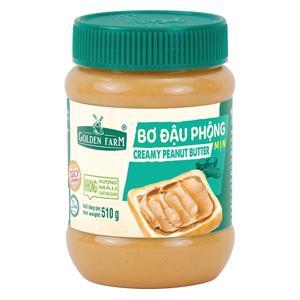 Bơ đậu phộng mịn Golden Farm - 510g