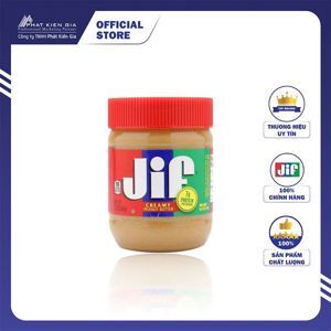 Bơ đậu phộng mịn Jif hũ 340g