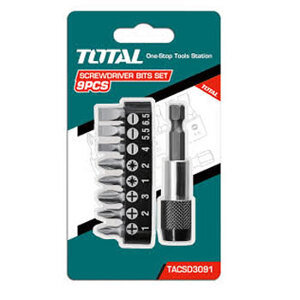 Bộ đầu tua vít Total TACSD3091 (9 chi tiết)