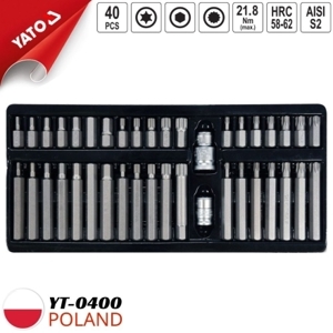 Bộ đầu tuốc-nơ-vít tổng hợp đa năng Yato YT-0400
