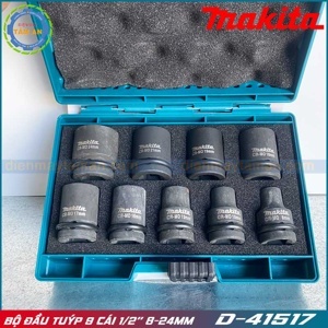 Bộ đầu tuýp 1/2" 9 chi tiết Makita D-41517