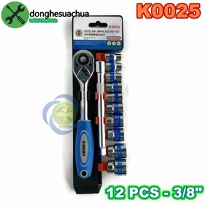 Bộ đầu tuýp 12 chi tiết C-Mart K0025