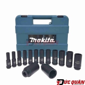 Bộ đầu tuýp 1/2 makita b-52308 (14 chi tiết)