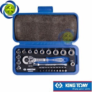 Bộ đầu tuýp 1/4 inch 25 chi tiết Kingtony 2525MRE