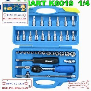 Bộ đầu tuýp 38 chi tiết C-Mart K0019