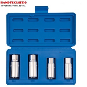 Bộ đầu tuýp 4 chi tiết 1/2 inch Kingtony 9TD014MR