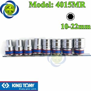 Bộ đầu tuýp hệ Metric 8 chi tiết Kingtony 4510MR 1/2"