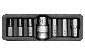 Bộ đầu tuýp mũi lục giác 1/2" Yato 7 chi tiết YT-0412