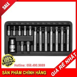 Bộ đầu tuýp mũi sao Yato 1/2" 15 chi tiết YT-0411