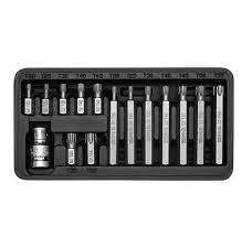 Bộ đầu tuýp mũi sao Yato 1/2" 15 chi tiết YT-0411