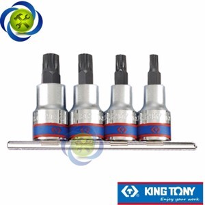 Bộ đầu tuýp sao 4 chi tiết 1/2 inch Kingtony 4126PR