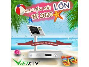 Bộ Đầu VietKTV HD Plus 4TB + Màn hình 22 inch