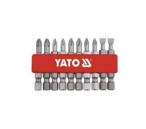 Bộ đầu vít (+)(-) - lục giác 1/4 inch 10 chi tiết YT-0483