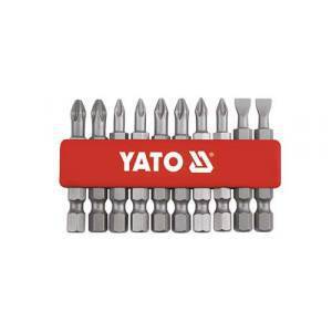 Bộ đầu vít (+)(-) - lục giác 1/4 inch 10 chi tiết YT-0483