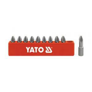 Bộ đầu vít 4 cạnh lục giác PZ 1/4 inch 10 chi tiết YT-0470