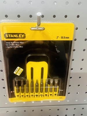 Bộ đầu vít Stanley 68-070, 9 chi tiết