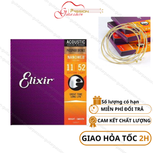 Bộ Dây Đàn Guitar Acoustic Elixir 16052