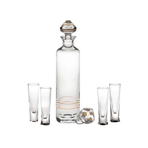 Bộ decanter vodka  & 4 ly - 5 món