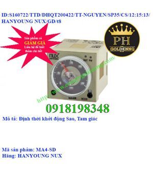 Bộ đếm Giờ Hanyong MA4-SD