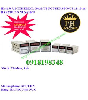 Bộ đếm Hanyoung GF4-T40N