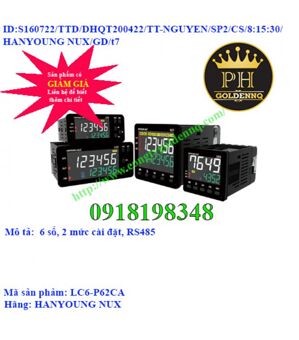 Bộ đếm Hanyoung LC6-P62CA