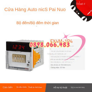 Bộ đếm và hẹn giờ 4 chữ số, đèn led Autonics FX4M-2P4