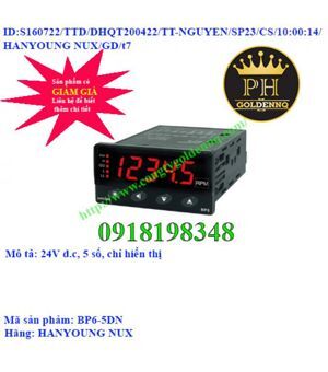 Bộ đếm xung đa chức năng Hanyoung BP6-5DN